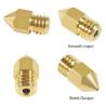 1,0mm MK8 Dyse for feks Creality, Tevo, Prusa, Anet m/flere